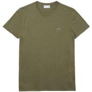 T-shirt Lacoste T-shirt Classic in Pima Homme Verde Cachi