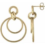 Boucles oreilles Brillaxis Boucles d'oreilles pendantes or jaune 18k