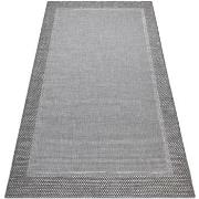 Tapis Rugsx Tapis SIZAL BOHO 46201575 Cadre gris 160x230 cm