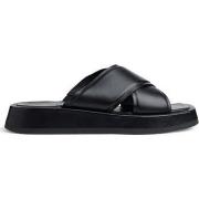 Chaussons Tamaris black casual open slippers