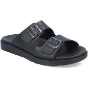 Chaussons Rieker black casual open slippers