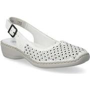 Sandales Rieker white casual part-open sandals
