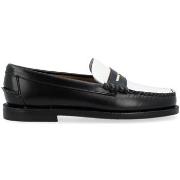 Ville basse Sebago Mocassin Classic Dan noir et blanc