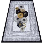 Tapis Rugsx Tapis lavable MIRO 51130.807 Cercles, cadre antidà120x170 ...