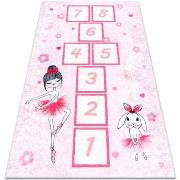 Tapis Rugsx Tapis lavable JUNIOR 51828.802 marelle, ballerine 140x190 ...