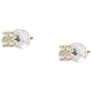 Boucles oreilles Cleor Boucles d'oreilles en or 375/1000 et zircon