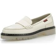 Ville basse Kickers Deck Loafer, Mocassins Femme, Blanc