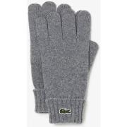 Gants Lacoste Gants unisexes gris en laine