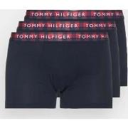 Caleçons Tommy Hilfiger Lot de 3 boxers imprimés rouge en coton stretc...