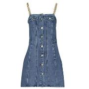 Robe courte MICHAEL Michael Kors CHAIN STRAP DENIM DRESS