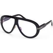 Lunettes de soleil Tom Ford FT0836 TROY Lunettes de soleil, Noir, 61 m...