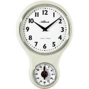 Montre Atlanta 6124/0, Quartz, Blanche, Analogique, Classic