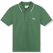 T-shirt enfant BOSS Polo junior vert J50704/651