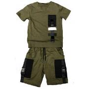 Maillots de bain enfant Boom Kids Ensemble short et tee shirt junior r...