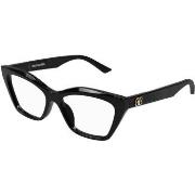 Lunettes de soleil Balenciaga BB0342O Cadres Optiques, Noir/Transparen...