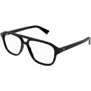 Lunettes de soleil Bottega Veneta BV1294O Cadres Optiques, Noir/Transp...