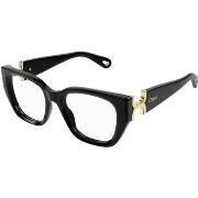 Lunettes de soleil Chloe CH0238O Cadres Optiques, Noir/Transparent, 51...