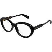 Lunettes de soleil Chloe CH0223O Cadres Optiques, Noir/Transparent, 53...