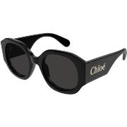 Lunettes de soleil Chloe CH0234S Lunettes de soleil, Noir/Gris, 53 mm