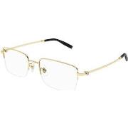 Lunettes de soleil Montblanc MB0313OA Cadres Optiques, Or/Transparent,...