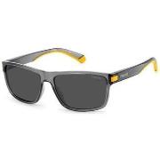 Lunettes de soleil Polaroid PLD 2121 / S Lunettes de soleil, Gris/Gris...