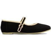 Ballerines Paez Mary Jane W - Linen Black