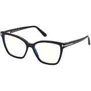 Lunettes de soleil Tom Ford FT5812-B Cadres Optiques, Noir, 53 mm