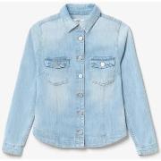 Veste enfant Le Temps des Cerises Veste lilla en jeans bleu clair