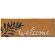 Tapis Unimasa Paillasson branche Welcome en Fibres de Coco 75 cm