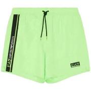 Maillots de bain Emporio Armani EA7 Short de bain homme vert EA7 Empor...