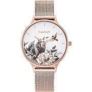 Montre Engelsrufer Montre Femme ERWA-FLOWER1-MR-MR, Quartz, 34mm, 5ATM