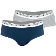 Boxers Athena Lot de 2 boxers fille Coton Ultra Doux Girl by