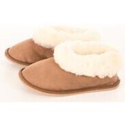 Chaussons enfant La Canadienne Chaussons en laine de mouton beige-0447...