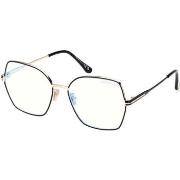 Lunettes de soleil Tom Ford FT5876-B Cadres Optiques, Or, 56 mm