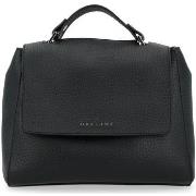 Sac Orciani Sac à main Sveva Small en cuir grainé noir