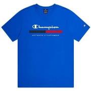 T-shirt Champion TEE SHIRT - Bleu - M