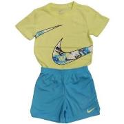 Ensembles de survêtement Nike 86k868-f85_completo_kids_verdeceleste