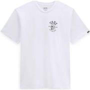 T-shirt Vans vn00003_shaken_skull_bianco