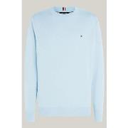 Sweat-shirt Tommy Hilfiger Pull bleu en coton bio