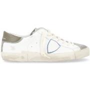 Baskets Philippe Model Baskets Paris X en cuir blanc avec talon