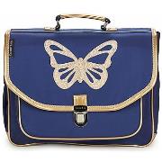 Cartable CARAMEL &amp; CIE CARTABLE 38 CM PAPILLON BLEU