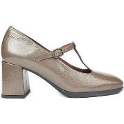 Chaussures Desiree ZAPATOS T-STRAP DE CHAROL TAUPE DAMI27