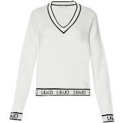 Pull Liu Jo Pull en soie mélangée avec logo