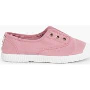 Espadrilles Pisamonas Tennis en Toile avec Bout Caoutchouc Sans Lacets