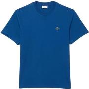 T-shirt Lacoste T shirt homme Ref 62387 HBM Bleu