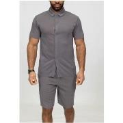 Ensembles de survêtement Kebello Ensemble Short,Chemise Gris H