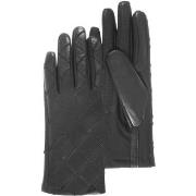 Gants Isotoner Gants Femme cuir surpiqûres Noir