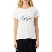 T-shirt Teddy Smith Tee-Shirt LAURA Middle White