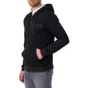 Sweat-shirt Teddy Smith Sweat zippé NAIL Melange Black