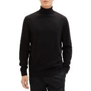 Pull Tom Tailor Pull col roulé Black